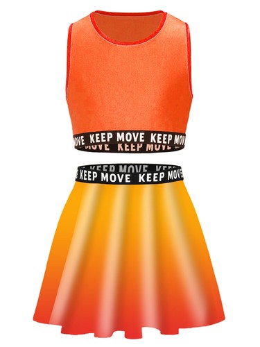 Kinder Mädchen Surfanzug 2 Stück Sommer Weste Mit Röcken Training Top Und Rock - Bild 27 von 30