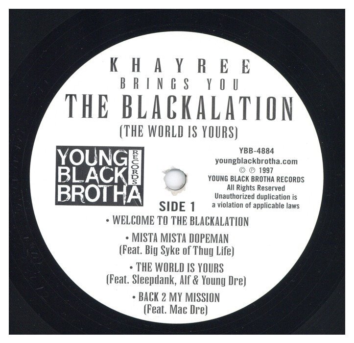 Khayree - The Blackalation '03 2xLP JAPAN Official Reissue!VG+/VG+