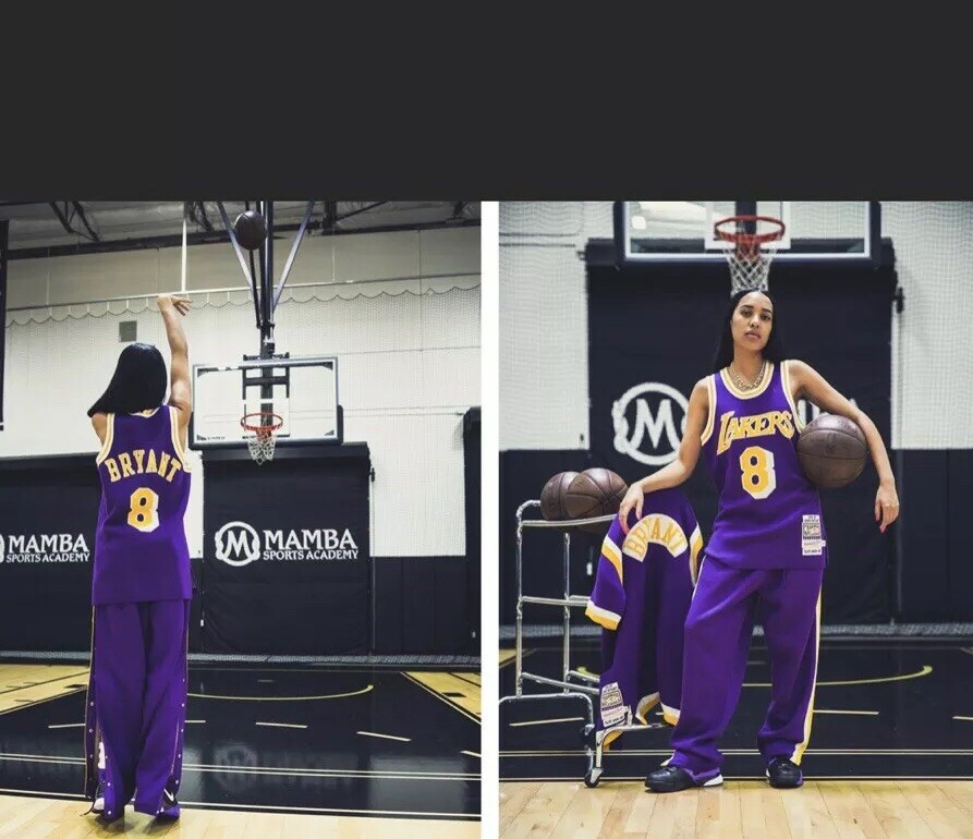 Clot x Mitchell Ness Kobe Bryant Pants Snaps Lakers Men L