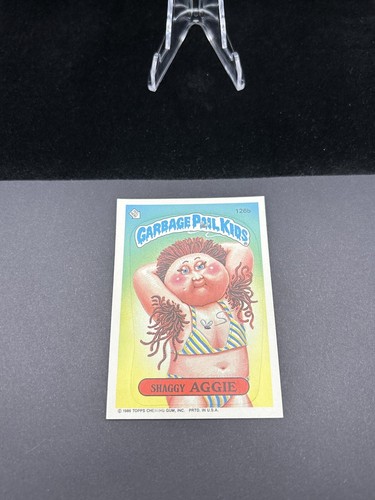 SHAGGY AGGIE 1986 Topps Garbage Pail Kids Stickers #126b - Picture 11 of 13