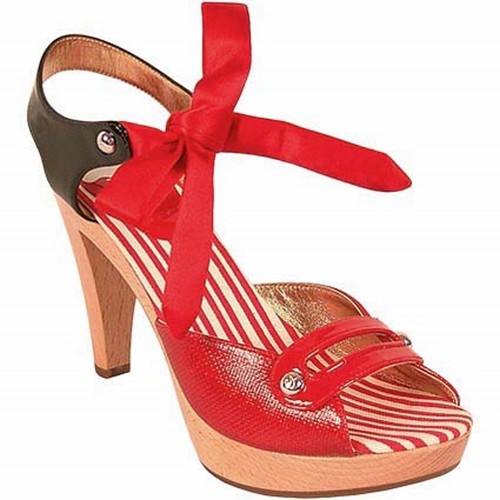 Christian Lacroix sandalo bcolore, bicolor sandals - Imagen 2 de 4