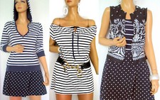 VTG 5 pc blue white set sold separately: skirt, tank top, vest, tunic  hoodie