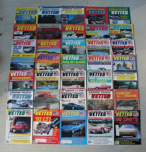 Keepin' Track of Vettes magazine lot of 35 issues Corvettes Vintage - Picture 12 of 12