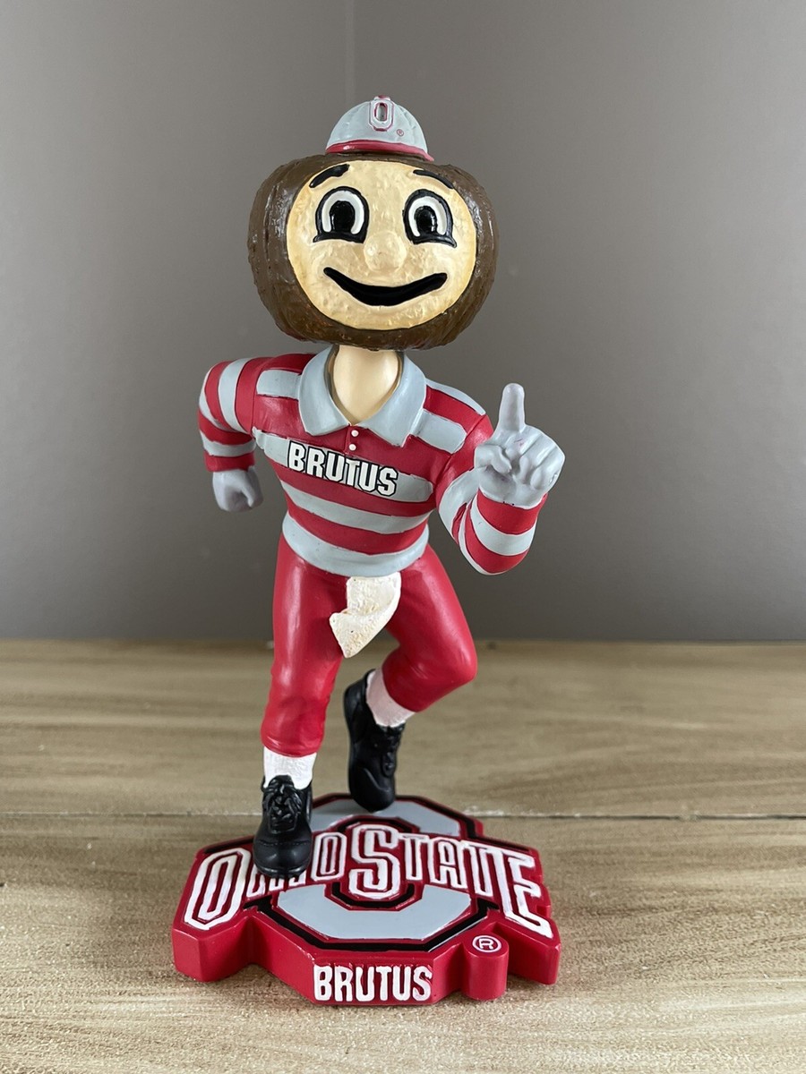 BRUTUS the BUCKEYE Ohio State Buckeyes “Logo Base” Mascot Nodder