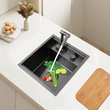 Single Bowl Undermount Kitchen Sink Stainless Steel Vegetable Washing Basin