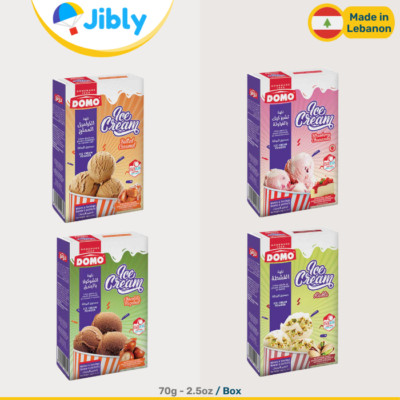  Lebanese Domo Ice Cream|Summer Snacks|Four Flavors|70g Boxes|Wholesale Deals