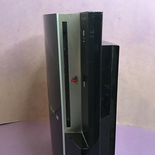 SONY PLAYSTATION 3 PS3 CECHL01 Black Console Only Working Tested 80GB