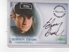 2005 Adam Busch Signed Buffy the Vampire Slayer Card as Warren Mears - Inkworks