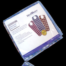 (3-Pack) Adult Size Bib for Eating, Premium Waterproof 18" x 37" Adjustable Neck