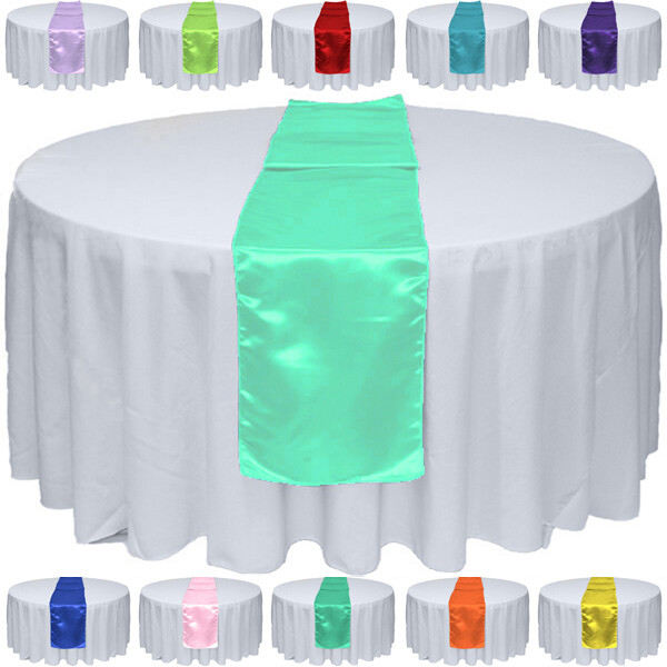 Purple Satin Table Runner 12 x 108 Inch Rentals in Greeley, Colorado