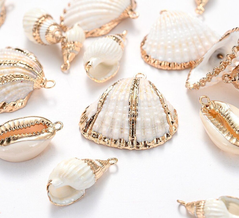 Shell Pendants Conch Shell Charms For Jewelry Making | eBay