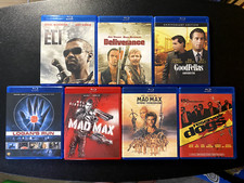 Blu-ray Movies Lot of 7 Action Crime Films no digital codes