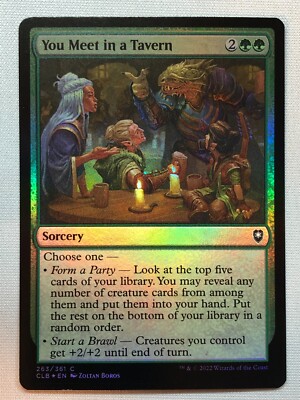 MTG Commander Legends: Battle for Baldur's Gate You Meet in a Tavern Foil  NM/M | eBay