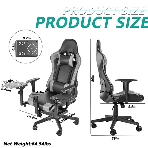Used Flight Simulator Stand with Gray Seat fit for Airbus Stick and Throttle - Picture 4 of 9
