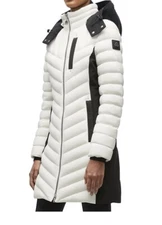 #345 MOOSE KNUCKLES Women's East Prairie 2 Down Jacket Size M  RETAIL $ 895