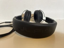 JLab Studio Wired On-Ear Headphones Black