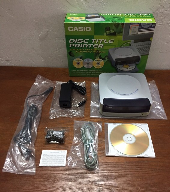 Casio CW50 CD/DVD Thermal Printer for sale online eBay