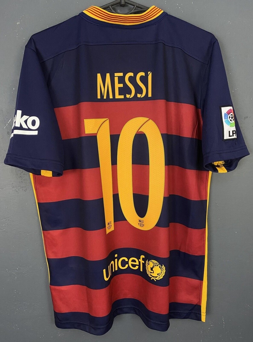 鮪*様 FCバルセロナBarcelona MESSI 10 ジャージ 2015 Messi 10 FC Barcelona Nike 2015 Final London Champions