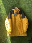LL Bean XL Yellow Pullover Hooded Aztec Anorak Nylon Vintage Jacket NWT