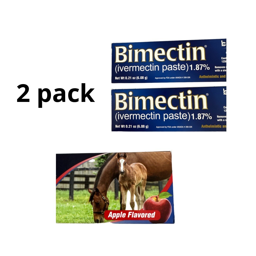 Paste Horse wormer Apple Flavor,(pack of 2) freeship eBay