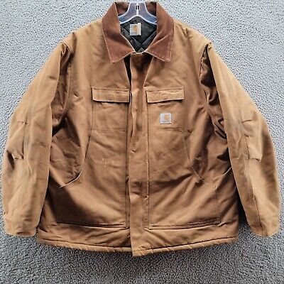 Vintage Carhartt Jacket Men's Duck Arctic Quilted Tan CQ186 Vintage Carhartt Jacket Men's Duck Arctic Quilted Tan CQ186