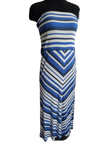 Maxi Skirt Blue Stripes 