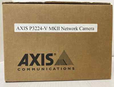 AXIS P3224-V MKII Network Camera Security Surveillance camera- NEW IN SEALED BOX