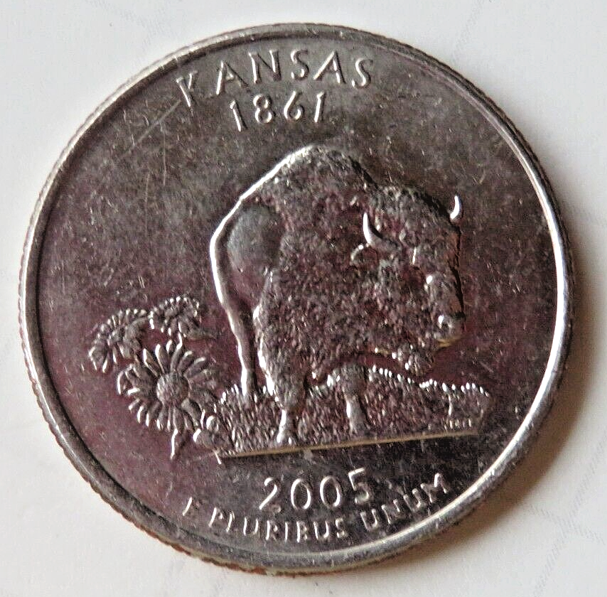 2005P Kansas 1861 Washington Quarter (Minting Error In God We Rust). eBay