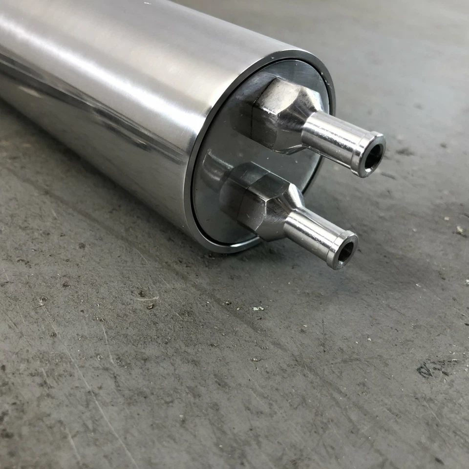 1932-64 Studebaker 13" Billet Aluminio Radiador Desbordamiento Puke Tanque R-3 Commande Foto 4 de 4