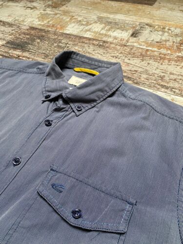 Camel Active Men's Navy Blue Cotton Long Sleeve Shirts Size L - Picture 2 of 7