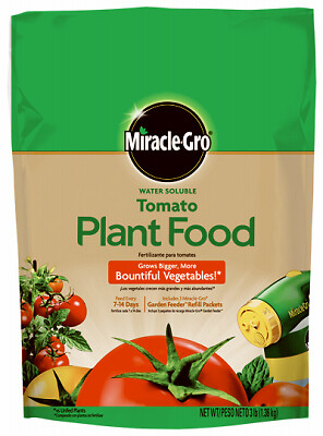 6 PAK Miracle-Gro; 3 LB; 18-18-21; For Tomatoes; Water Soluble; For Tomatoes ...
