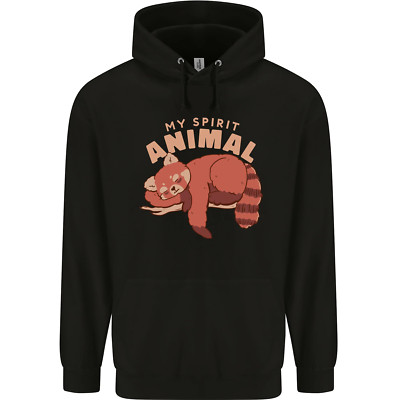 Roter Panda My Spirit Animal Herren 80 % Baumwolle Hoodie