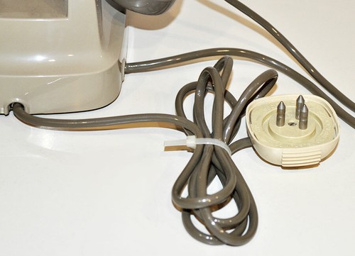 Telefono Fisso SIP a Disco da Tavolo Face colore Grigio Anni '70 VINTAGE 1324 - Foto 5 di 6
