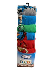 New Justice League Casual Crew Socks Shoe Size 8-12 Pack of 6