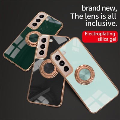 Maleyin Handyhülle für Samsung Galaxy S21 S22 Plus Ultra Ring Ständer Hülle Case
