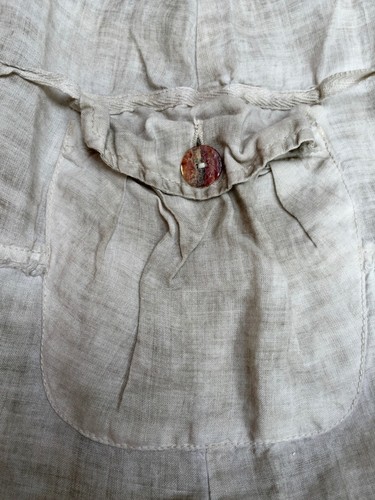 Vintage 'Two Sisters' 100% linen laden look balloon skirt -med - Picture 10 of 12