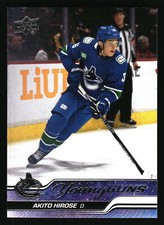 2023-24 Upper Deck #242 Akito Hirose