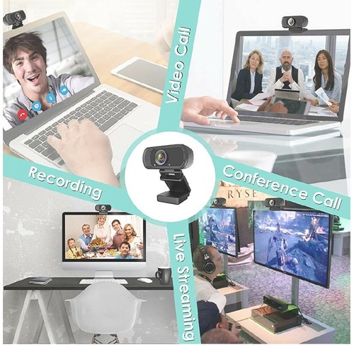 1080P Webcam with Microphone for Pro Streaming 🎥 PC, Laptop, Desktop USB Webcam - 第 7/7 張圖片
