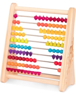 B. Toys Wooden Abacus Fruit Counting Kids Toy Two-ty Fruity! Brand new [C3]