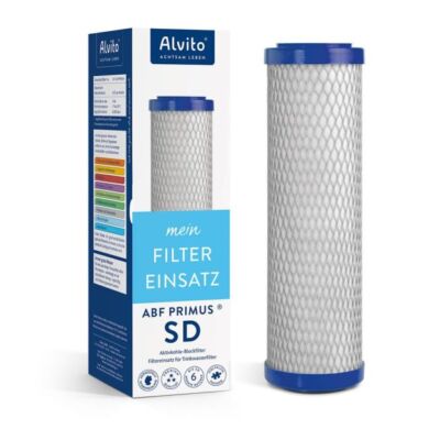 Alvito ABF Primus SD Aktivkohle Wasser Blockfilter | Aqua Nevo | 0,45 µm