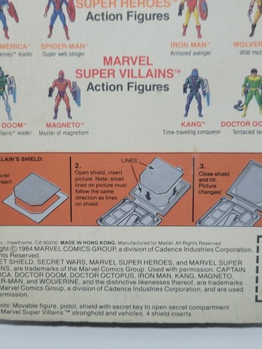 1984 Mattel Marvel Secret Wars Kang Unopened on card - Picture 6 of 11