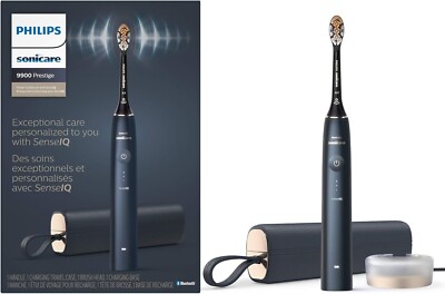 Philips Sonicare Prestige 9900 Electric Toothbrush HX9990/12,Midnight,Please Rea
