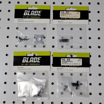 Eflite / Blade 200SRX ~ 4 Item Parts Lot ~ RC 200 SRX Heli Helicopter NIP NOS