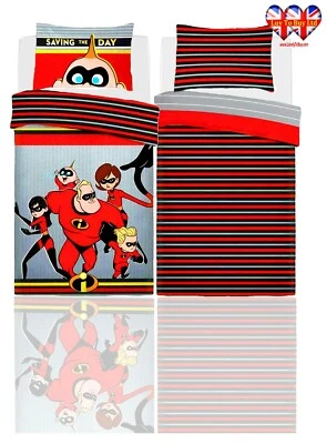 Children's Disney Incredible Duvet Set ,kids Single size 200X135cm- SALE - Image 1 of 4