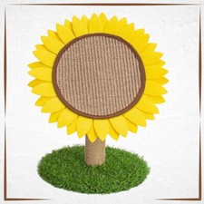 Small Scratching Post with Scratching Board - Sunflower - Cat Scratching Pole