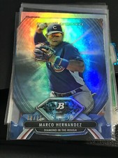  2013 Bowman Platinum Diamonds in the Rough Die Cuts #MH Marco Hernandez/25 cubs