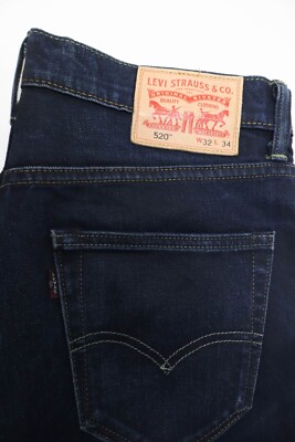 Jeans Levi's 520 Tapered – Taille W31/L32 – Stretch – Coupe Conique – Occasion Très Bon état