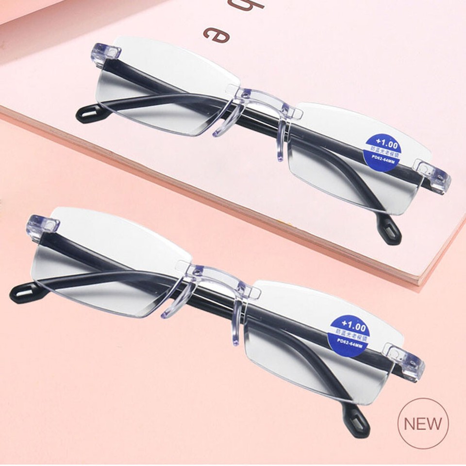 Rimless Reading Glasses Mens Womens Lightweight Designer Style +1.0 +4.