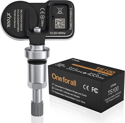 #ad XTOOL TS100 Auto TPMS Tire Pressure Sensor Programmable 315MHz amp; 433MHz 2 IN 1 $19.99