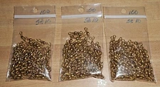 300 SOLID BRASS BARREL SWIVELS Size 10, 12, 14.